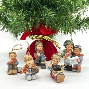 Berta Hummel Goebel Christmas Tree Ornaments Lot of 5 1997
